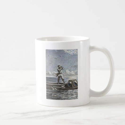 Mug Capitaine Nemo Verne 20 000 lieues Sci Fi Art (Droite)