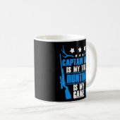 Mug Capitaine Papa Chasse Est Mon Jeu Chasseur De Cerf (Devant droit)