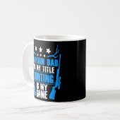 Mug Capitaine Papa Chasse Est Mon Jeu Chasseur De Cerf (Devant gauche)