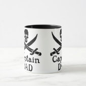 Mug Capitaine Papa - Classique (Centre)