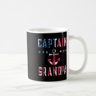 Mug Capitaine Patriote Grand-père Drapeau Américain Ba