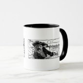 Mug Capitaine pirate (Devant droit)