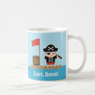 Mug Capitaine Pirate Cute, Ocean Raft