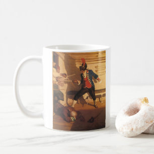 Mug Capitaine pirate vintage, combat d'épée par NC Wye