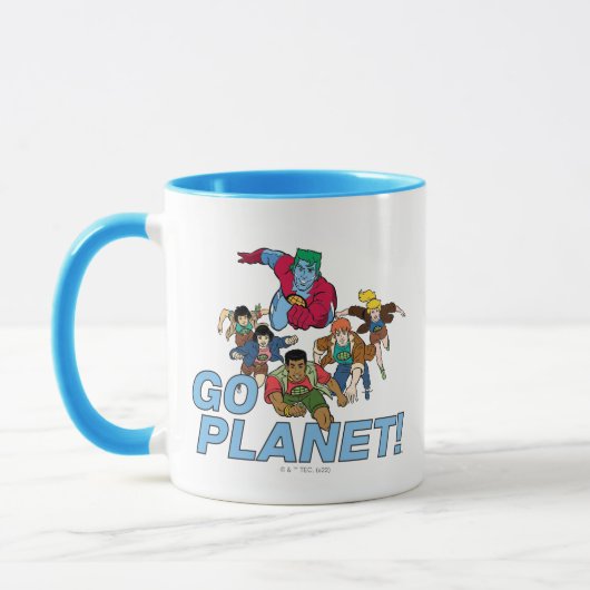 Mug Capitaine Planète et les Planètes - Allez Planète  (Gauche)