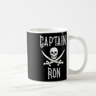 Mug Capitaine Ron Crâne de Pirate Personnalisé pour la