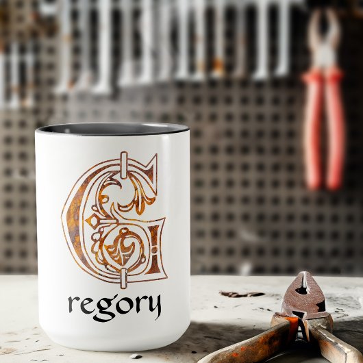 Mug Capitale décorative botanique médiévale G