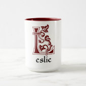 Mug Capitale décorative botanique médiévale L (Centre)