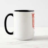 Mug Capitale décorative botanique médiévale W (Gauche)