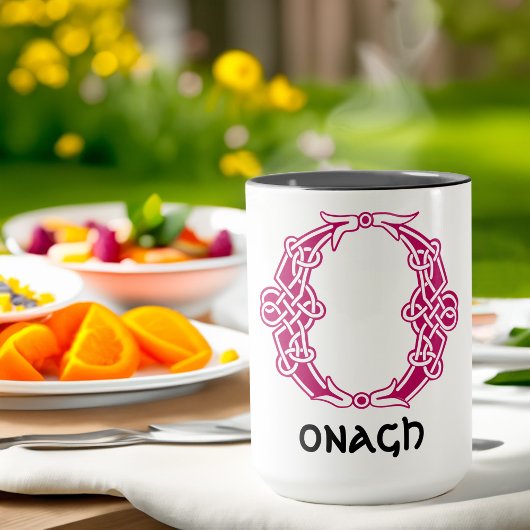 Mug Capitale décorative du 16e siècle Celtic Knot O