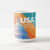 Mug Capitale du 250e anniversaire des États-Unis - Cél (Centre)