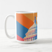 Mug Capitale du 250e anniversaire des États-Unis - Cél (Gauche)