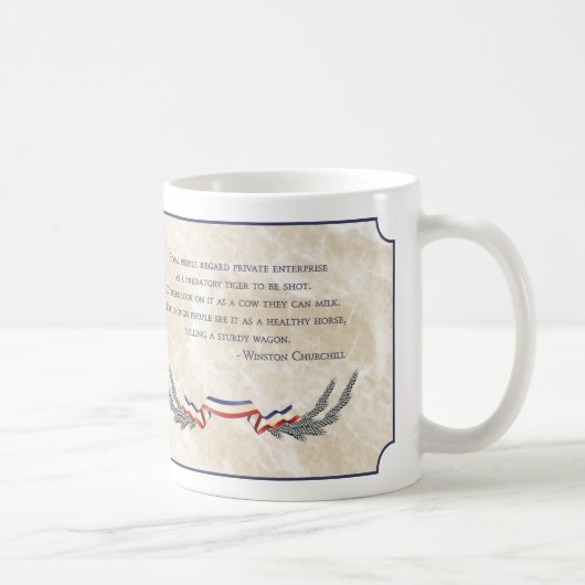 Mug Capitalisme - Winston Churchill (Droite)