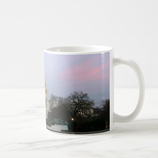 Mug Capitol des USA au crépuscule d'hiver (Droite)