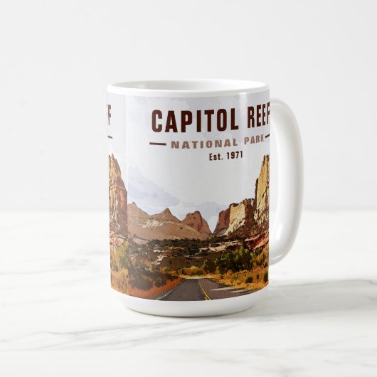 Mug Capitol Reef National Park Cathedral Valley Loop (Devant droit)