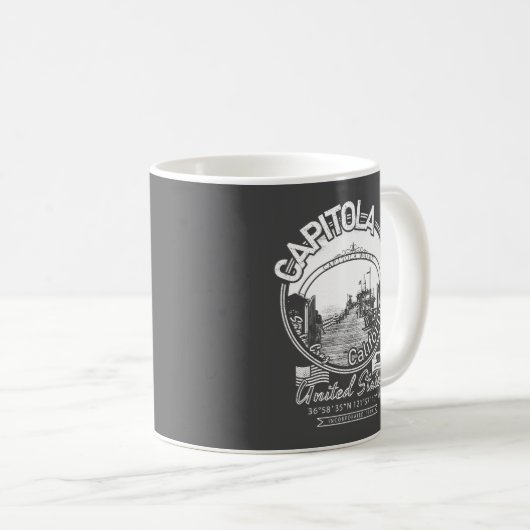 MUG CAPITOLA PÈRE NOËL CRUZ CALIFORNIE - CAPITOLA WHAR (Devant droit)