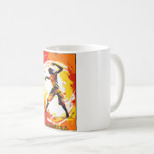 Mug Capoeira dynamique Art Abstrait moderne du Brésil (Devant droit)