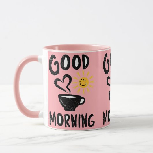 Mug Cappuccino Souriant, (Gauche)