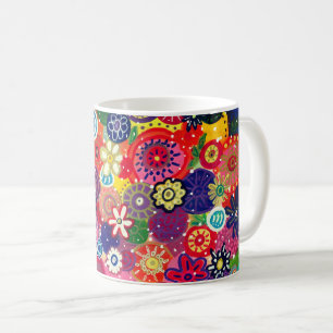 Mug Capricious Happy Colorful Tree Oeuvre originale
