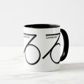 Mug CAPRICORN, Conception abstraite du signe zodiaque, (Devant droit)