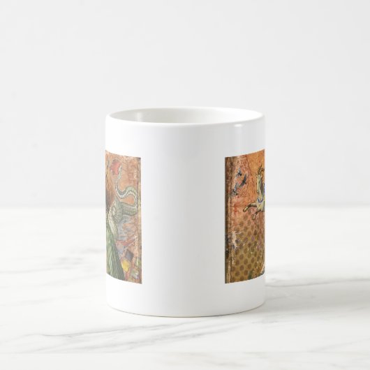 Mug Capricorn Femme Chèvre Whimsical Amusant (Centre)