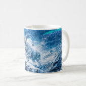 Mug Capricorn Zodiac as Majestic Ram Under Aurora Sky (Devant droit)