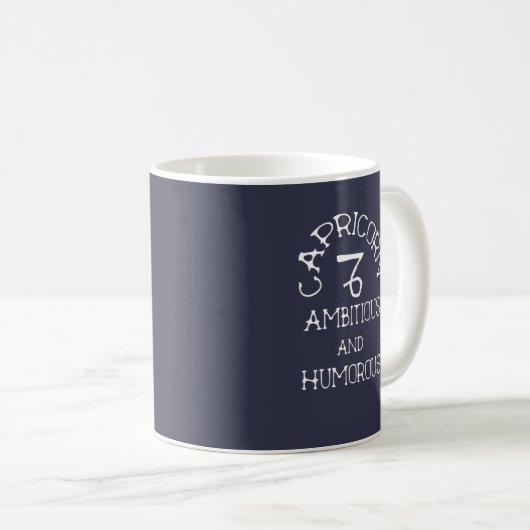Mug Capricorne (Devant droit)