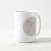 Mug Capricorne (Devant droit)