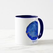 Mug Capricorne Aquarelle Ciel Constellation Zodiac (Devant droit)