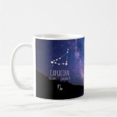 Mug Capricorne | Constellation Zodiaque personnalisée (Gauche)