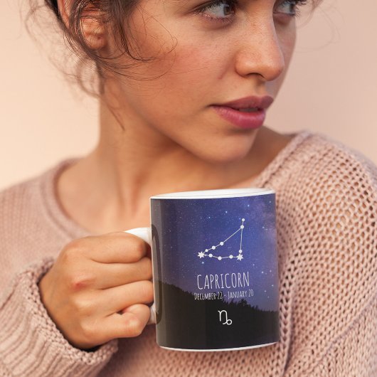 Mug Capricorne | Constellation Zodiaque personnalisée