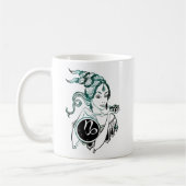 Mug Capricorne Dame Art Déco (Gauche)
