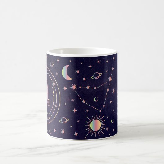 Mug Capricorne fun nutrition faits zodiac constellatio (Centre)
