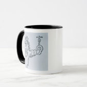 Mug Capricorne (la chèvre) une illustration du 'Poe (Devant gauche)