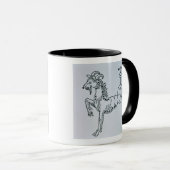 Mug Capricorne (la chèvre) une illustration du 'Poe (Devant droit)