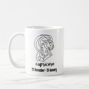 Mug Capricorne, Signes zodiaques
