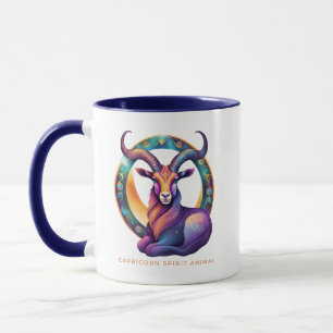Mug Capricorne Spirit Animal Moutain Chèvre Alebrije