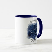 Mug Capricorne Starry Night Constellation Nom personna (Devant droit)