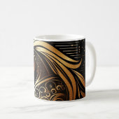 Mug Capricorne Zodiaque Cheval Or Astrologie (Devant droit)