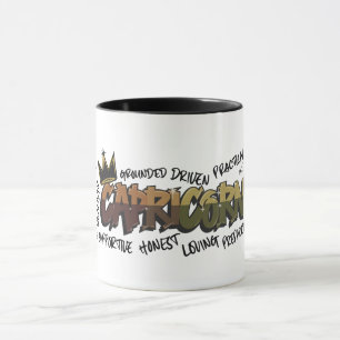 Mug Capricorne Zodiaque Graffiti