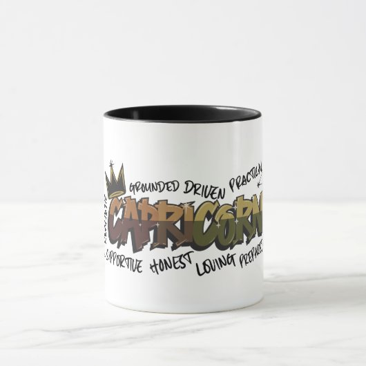 Mug Capricorne Zodiaque Graffiti  (Centre)