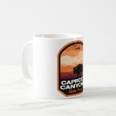 Mug Caprock Canyons State Park Texas Bison (Devant gauche)