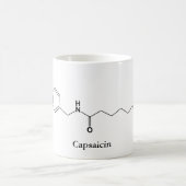 Mug Capsaicin Molecule Chimie Nourriture épicée Amateu (Centre)