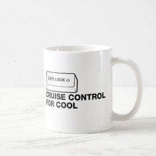 Mug capslock - contrôle de croisière pour le cool