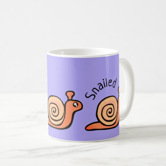 Mug Capsule de café (escargot) (Devant droit)