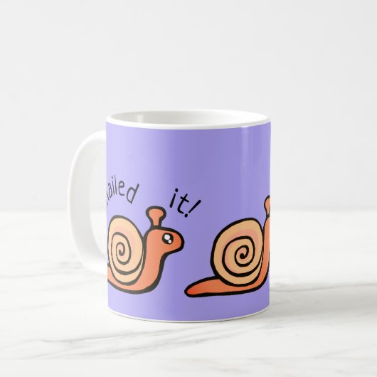 Mug Capsule de café (escargot) (Devant gauche)
