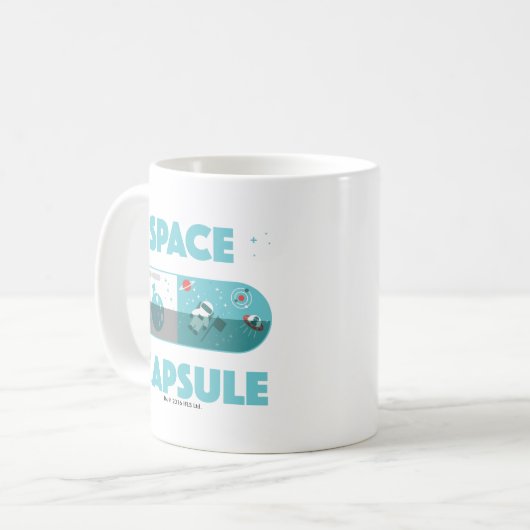 Mug Capsule d'espace (Devant gauche)