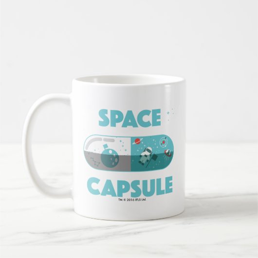 Mug Capsule d'espace (Gauche)