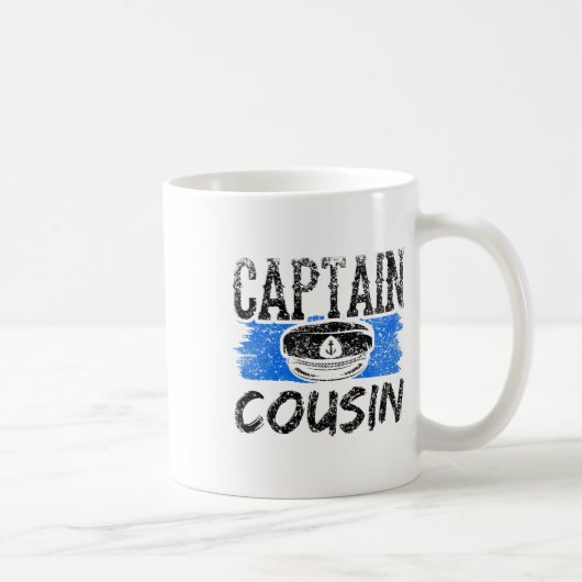 Mug Captain Cousin Yacht Crew Boat Ship (Droite)