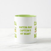 Mug CAPTCHA DA MATCHA Fun Latte Boisson (Centre)